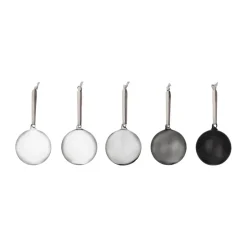 Iittala Esferas de cristal Ø8 cm, 5-pack, Gris