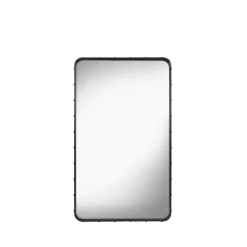 Best GUBI Espejo Adnet Rectangulaire, Black, medium Negro
