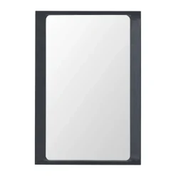 Muuto Espejo Arced 80x55 cm, Midnight blue Azul