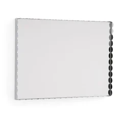 HAY Espejo Arcs Mirror Rectangle S 43,5x61,5 cm, Acero inoxidable Plateado