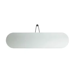 Online Zone Denmark Espejo A-Wall Mirror, Black, large Negro