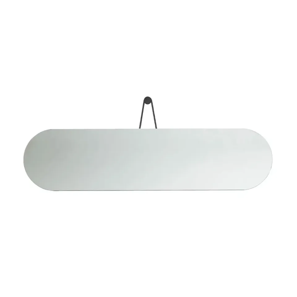 Online Zone Denmark Espejo A-Wall Mirror, Black, large Negro