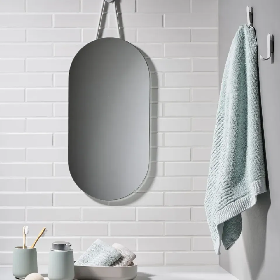 Online Zone Denmark Espejo A-Wall Mirror, Black, large Negro