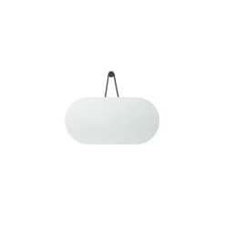 Outlet Zone Denmark Espejo A-Wall Mirror, Black, small Negro