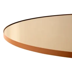 AYTM Espejo Circum pequeño, ámbar BeigeAmarilloColor dorado
