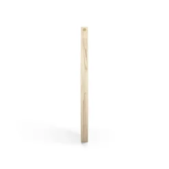 Swedese Espejo Comma redondo Ø52 cm, Fresno lacado Beige