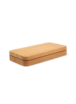 New Spring Copenhagen Espejo con caja de almacenamiento 32 cm, Roble Marrón