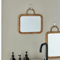 Sale Meraki Espejo con marco Baki 24x32 cm, Natur Beige
