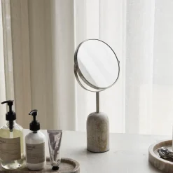 New Meraki Espejo de doble cara Marble, Beige