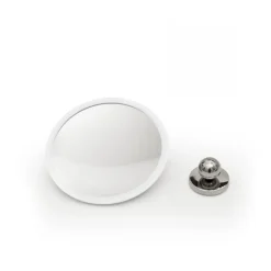 Clearance Bosign Espejo de maquillaje AirMirror x10 desmontable con ventosa, Ø16,5 cm Blanco