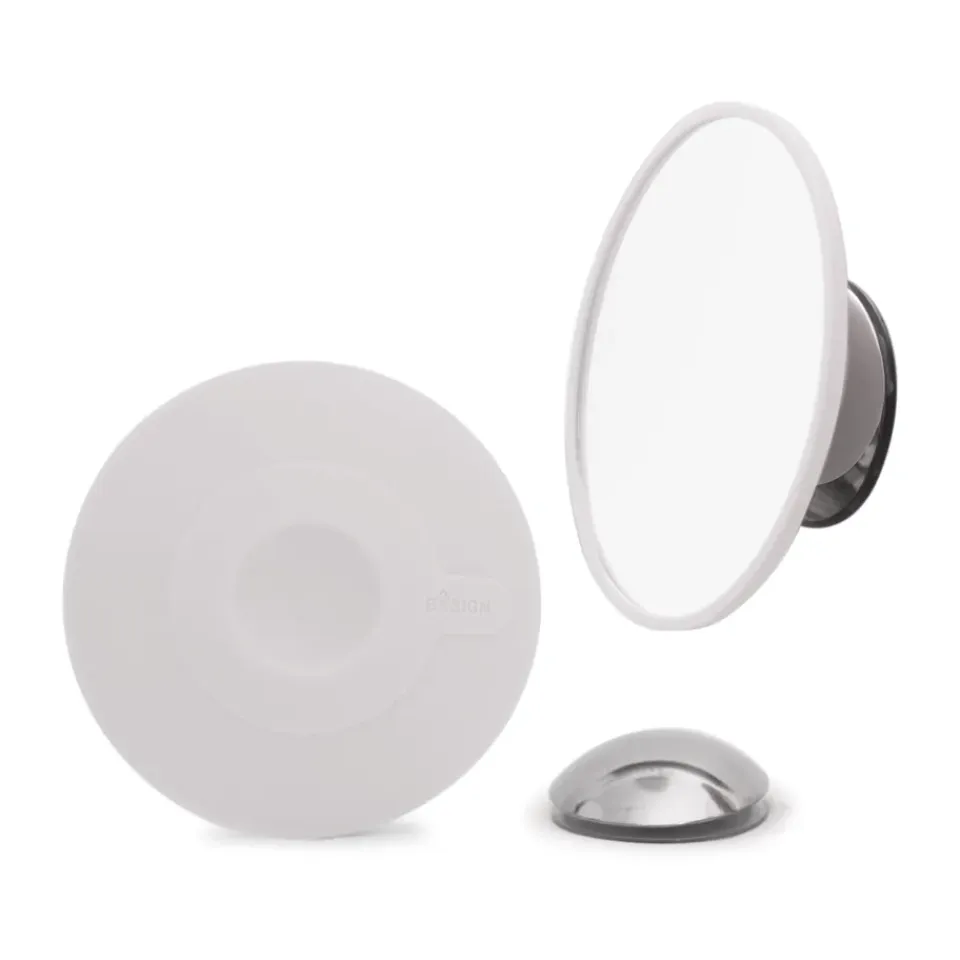 Discount Bosign Espejo de maquillaje AirMirror x20 desmontable con ventosa, Ø11,2 cm Blanco