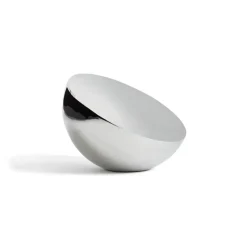 Outlet New Works Espejo de mesa Aura, Acero inoxidable Plateado