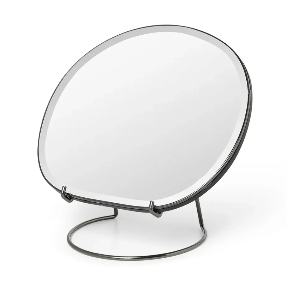 Sale Ferm Living Espejo de mesa Pond, Dark chrome Plateado