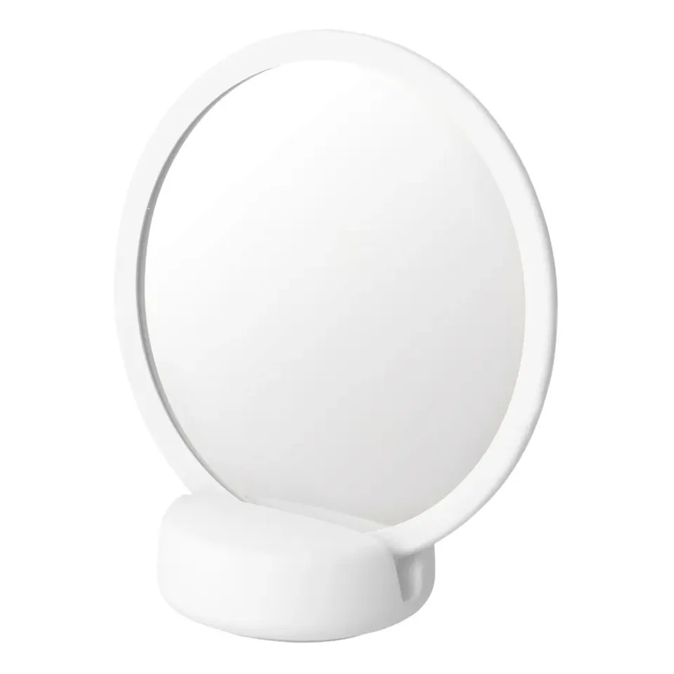 Online Blomus Espejo de mesa Sono Vanity Ø17 cm, Blanco