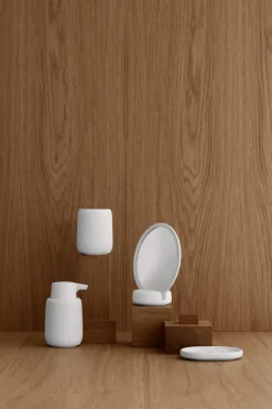 Online Blomus Espejo de mesa Sono Vanity Ø17 cm, Blanco