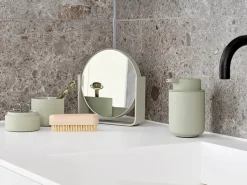 Hot Zone Denmark Espejo de mesa Ume con 5x aumento 19x19,5 cm, Eucalyptus Verde