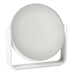 Discount Zone Denmark Espejo de mesa Ume con 5x aumento 19x19,5 cm, White Blanco