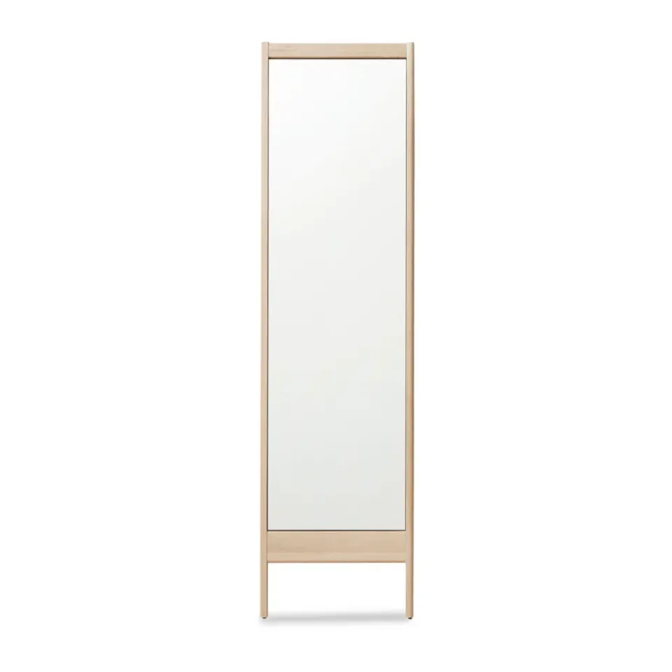 Best Form & Refine Espejo de pared A Line, Roble Blanco
