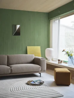 Muuto Espejo de pared Gaze, 25x30 cm Plateado