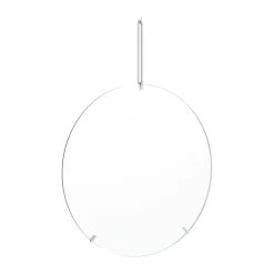Online MOEBE Espejo de pared Ø50 cm, Stainless steel Plateado
