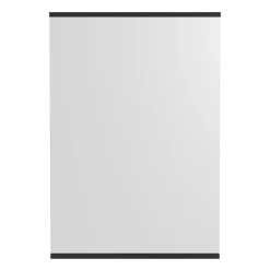 New MOEBE Espejo de pared rectangular 70x100 cm, Black Negro
