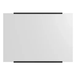 New MOEBE Espejo de pared rectangular 70x100 cm, Black Negro