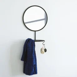 Online Nomess Copenhagen Espejo de pared Reflection, Negro