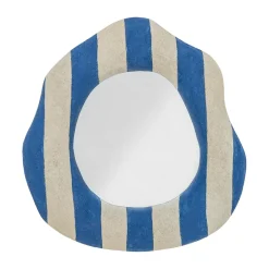 Sale Bloomingville Espejo de pared Travis 39,5x38,5 cm, Azul
