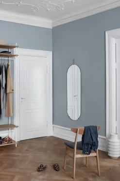 MOEBE Espejo de pared 40,4x146,9 cm, Brass Color dorado