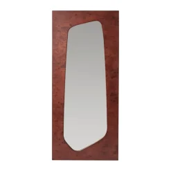 Ferm Living Espejo Folia, Dark stained burl, 135 cm Marrón