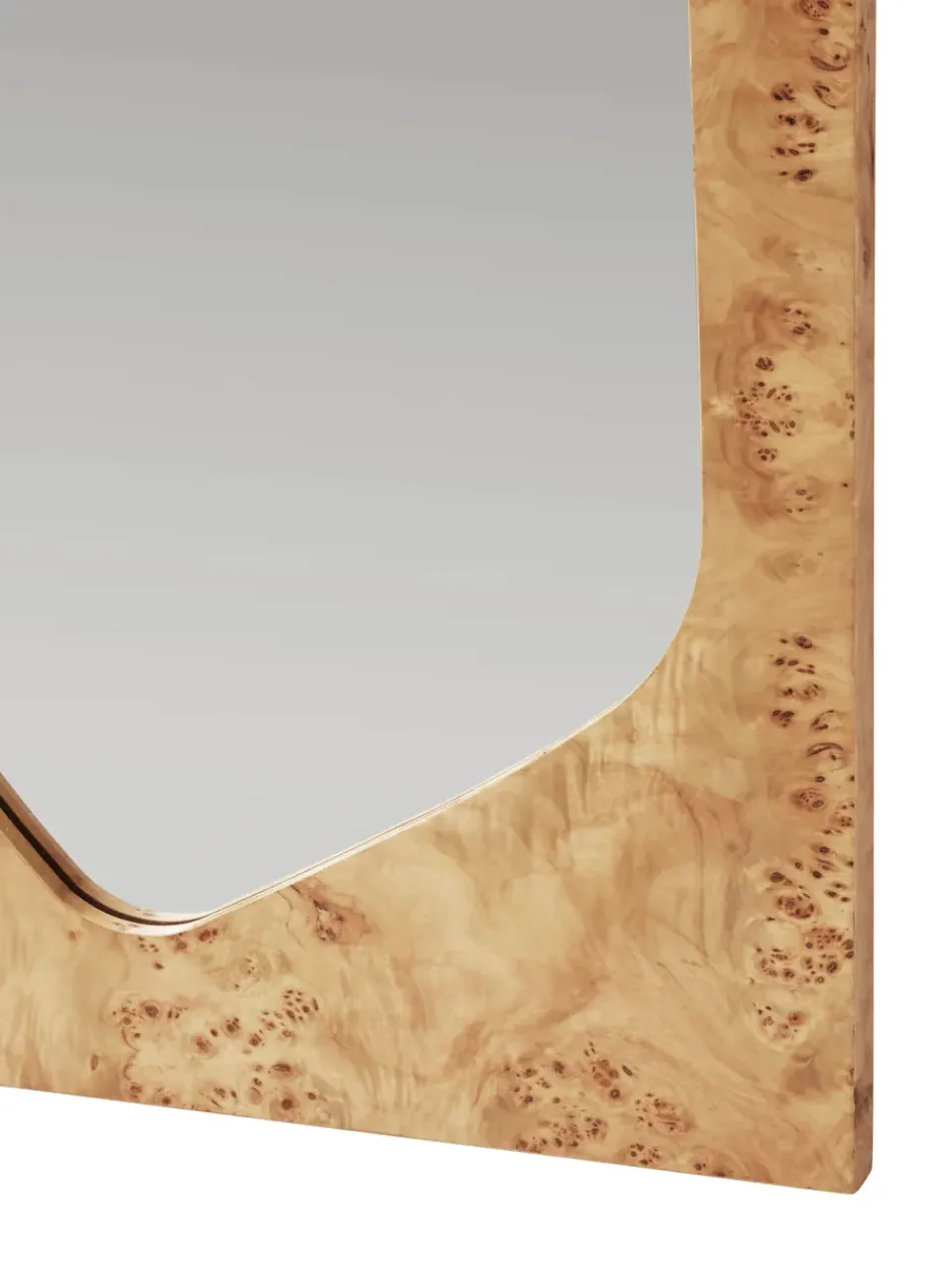 Outlet Ferm Living Espejo Folia, Natural burl, 135 cm Beige