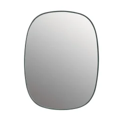 Muuto Espejo Framed, Dark green, 59x44 cm Verde