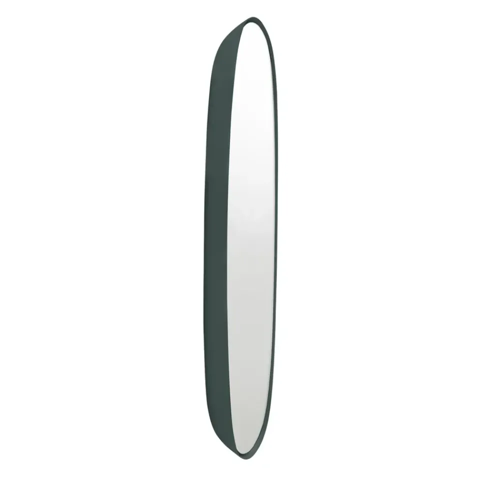 Muuto Espejo Framed, Dark green, 59x44 cm Verde
