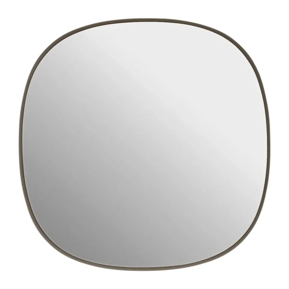 Best Muuto Espejo Framed, Topo-Transparente, 40x40 cm Beige
