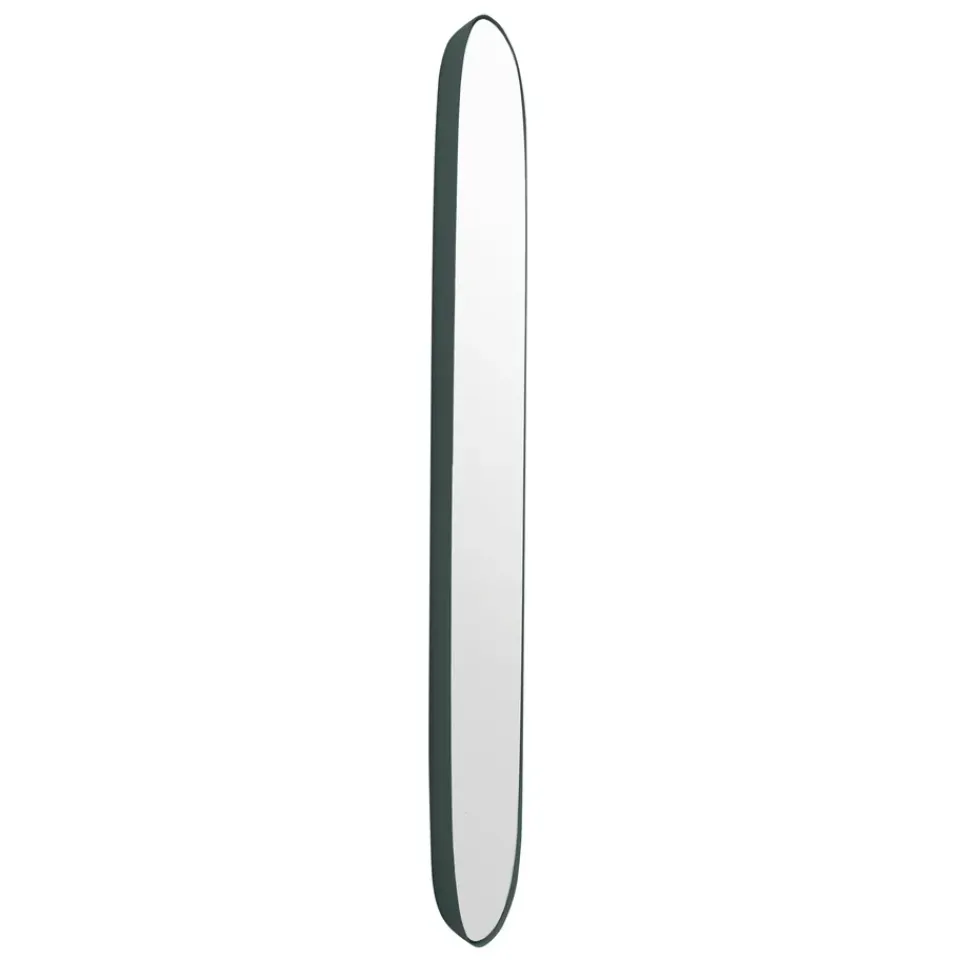 Hot Muuto Espejo grande Framed, Darkgreen-clear, 118x44,5 Verde