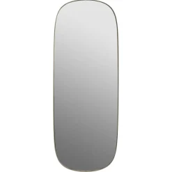 Sale Muuto Espejo grande Framed, Taupe-clear, 118x44,5 Marrón
