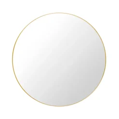 Hot GUBI Espejo , Polished brass Color dorado