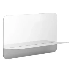 Sale Normann Copenhagen Espejo Horizon rectangular, Acero inoxidable Plateado