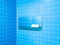 Sale Normann Copenhagen Espejo Horizon rectangular, Acero inoxidable Plateado