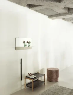 Sale Normann Copenhagen Espejo Horizon rectangular, Acero inoxidable Plateado