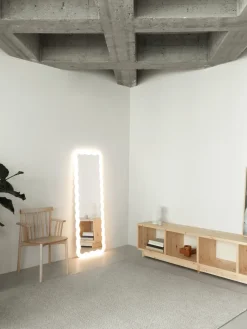 Sale Normann Copenhagen Espejo Illu 160x55 cm, Blanco