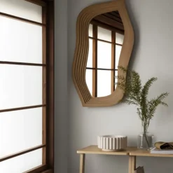 Online Swedese Espejo Mirror, Chapa de roble Beige