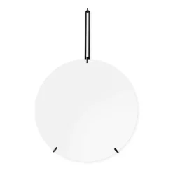 Clearance MOEBE Espejo Wall mirror Ø 30 cm, Negro