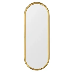 Outlet AYTM Espejo ovalado Angui 78 cm, oro Color dorado
