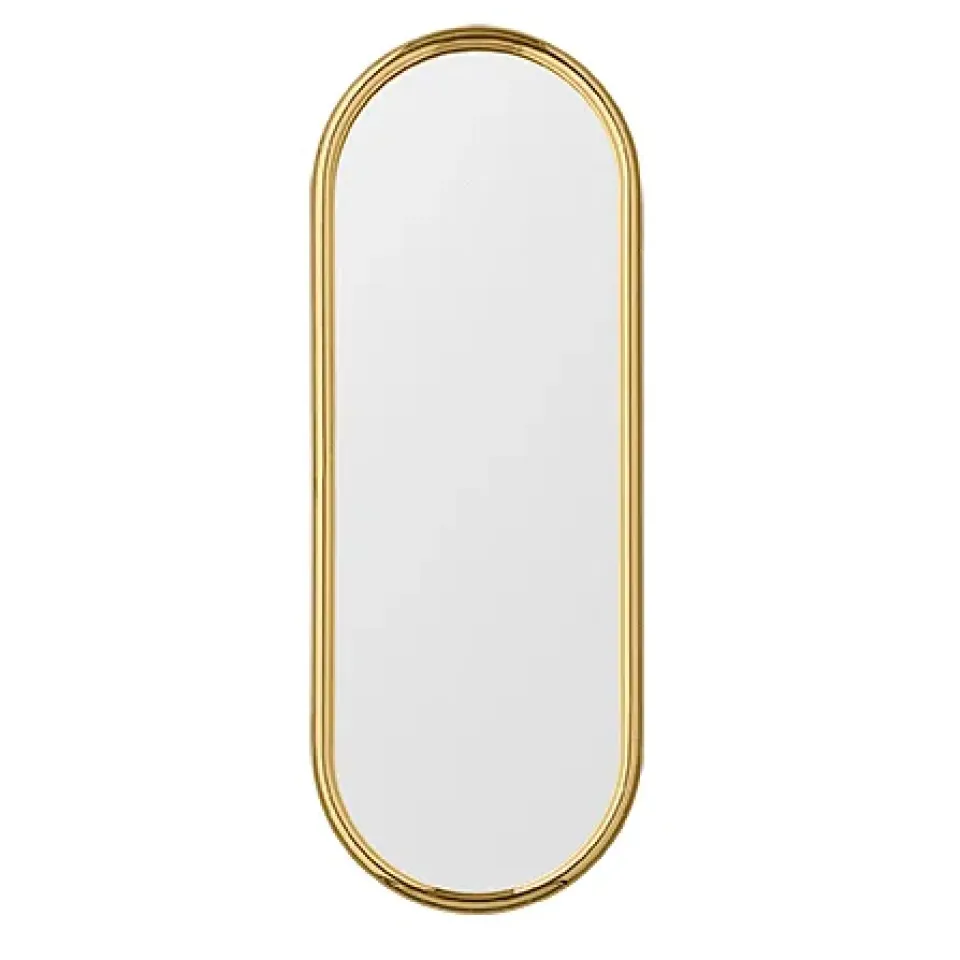 Outlet AYTM Espejo ovalado Angui 78 cm, oro Color dorado