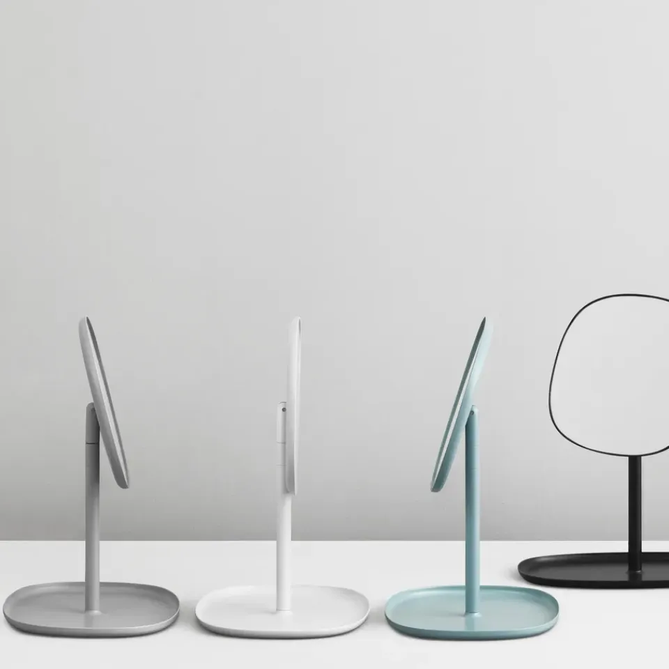 Discount Normann Copenhagen Espejo para tocador Flip, Gris