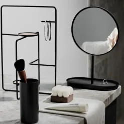 Hot Blomus Espejo para tocador Modo, Negro