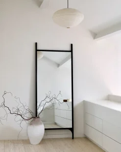 Discount Ethnicraft Espejo PI 80x200 cm, Caoba teñida de oscuro Marrón