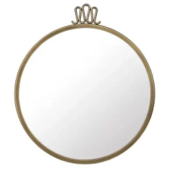 Clearance GUBI Espejo Randaccio Circulare, Ø 42 cm Plateado