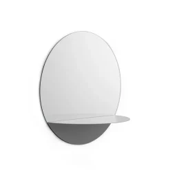 Online Normann Copenhagen Espejo redondo Horizon, Gris